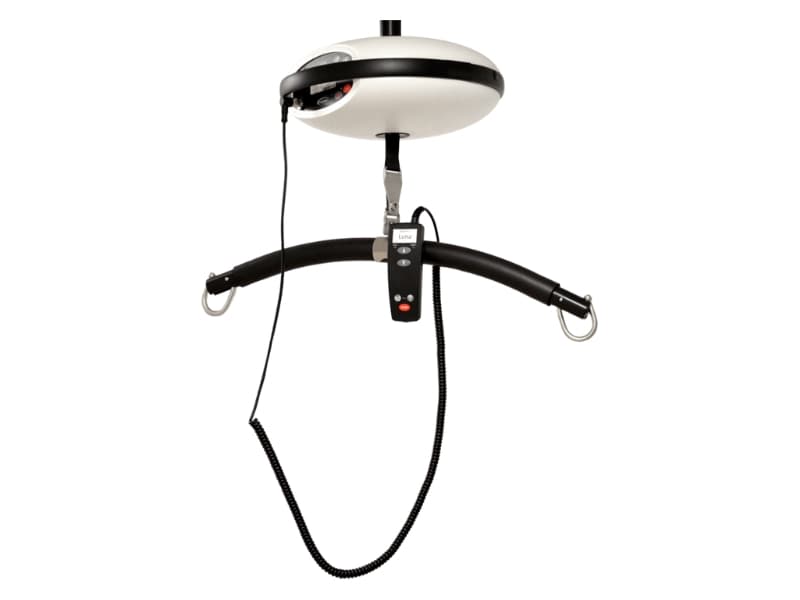 Ceiling Hoist, Fixed (Bayonet Mount), IPX4, White, Ergolet Luna
