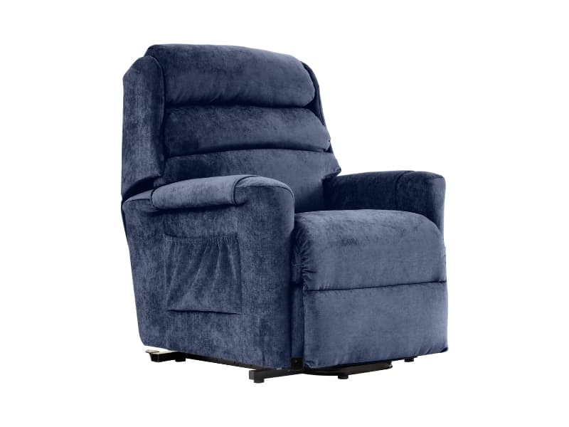Lift & Recline Chair, 2 Motor, Petite, Blue, Topform Ashley