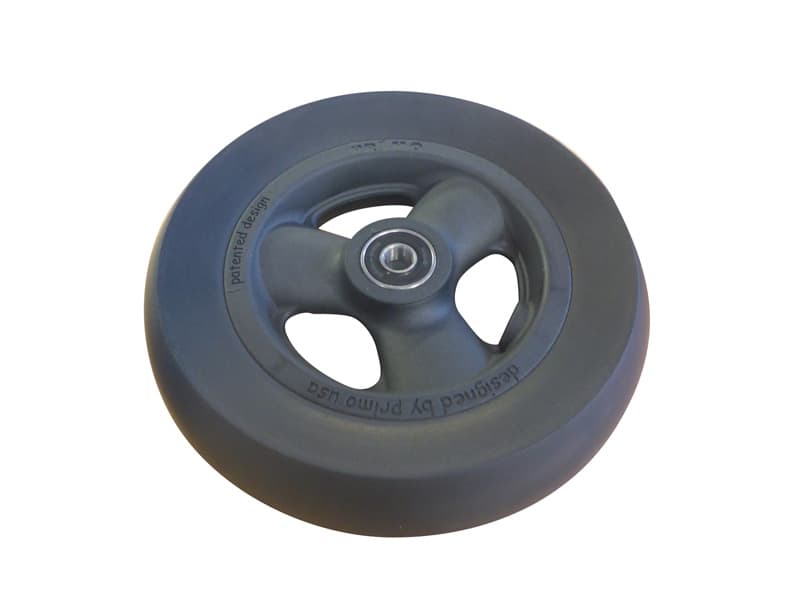 Castor Wheel, PU, 3 Spoke, 152mm x 38mm (6 x 1 1/2in.), Quickie, to suit SR45