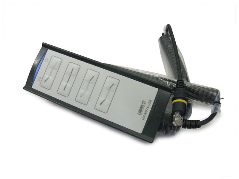 Handset, 8 Button, Dark Grey, 10 Pin Modular (Flat) Plug, Linak HB70, to suit Old Style Xpress / Xprim Bed