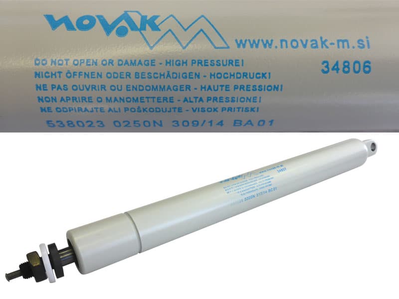 Gas Strut, 250N, Novak, to suit Novak Treatment Table