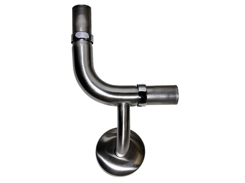 Modular Grab Rail System, Intermediate Support, with Wall Flange, 90 deg. Right Hand