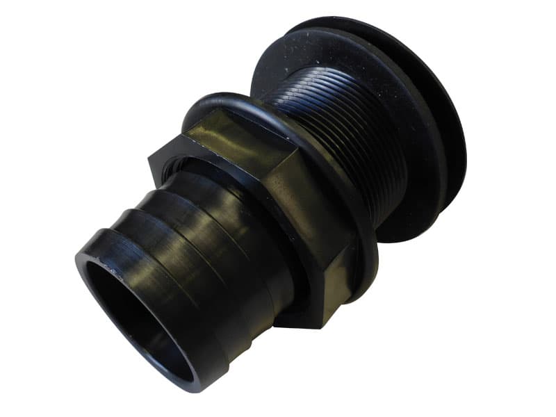 Drain Hose End, Howard Wright, PVC, Trolley Outlet, 51mm