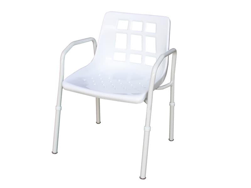 Shower Chair, Steel, with Arms, Ansa