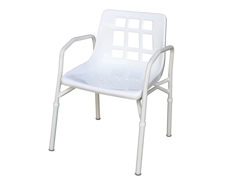 Ansa Shower Chair, Aluminium, with Arms