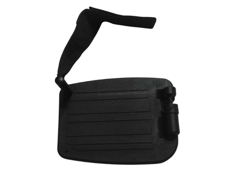 Footplate, Left Hand, with Heel Strap, Unicare, to suit Aura Wheelchair