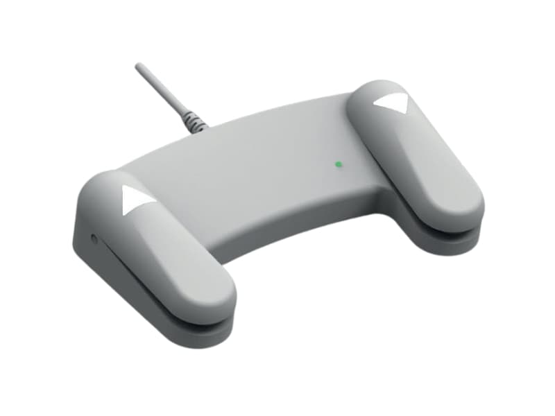 Foot Control, 2 Pedal, 13 Pin, Grey, Dewert
