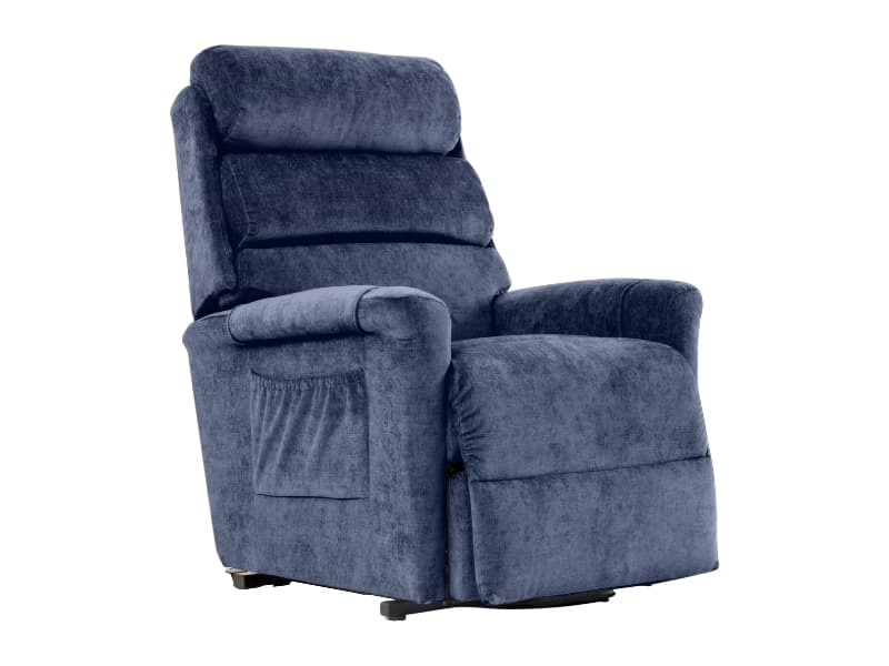 Lift & Recline Chair, 2 Motor, Medium, Blue, Topform Ashley