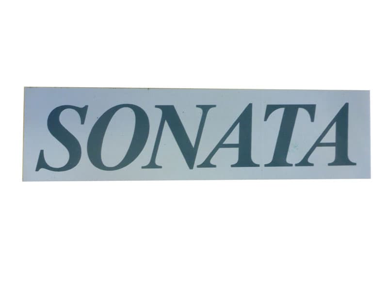 Transfer Sticker, Allegro, Sonata