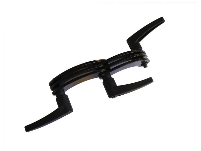 Headrest Bracket, Relax, with Handwheels, Black
