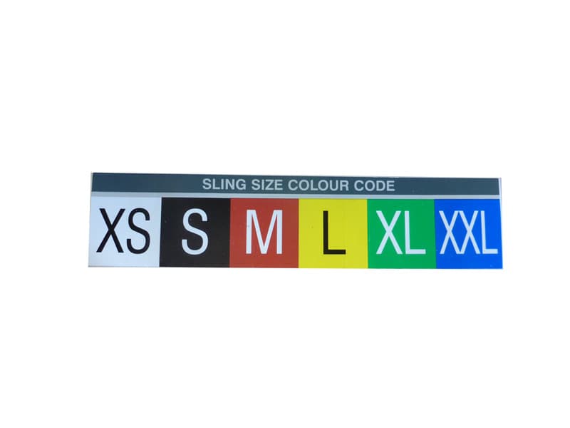 Transfer Sticker, Allegro, Sling Colour Code