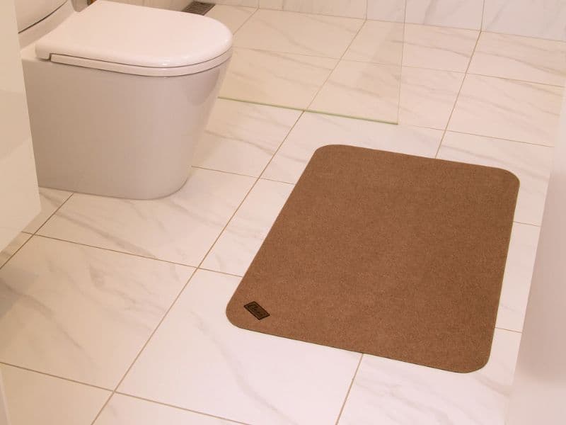 Floor Mat, Pebble, Absorbent, Anti Slip, Washable, 60 x 90cm, Conni