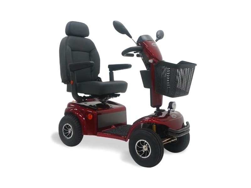 Powered Scooter, Shoprider Allrounder, 4 Wheel, with 50a/h Batteries, Red