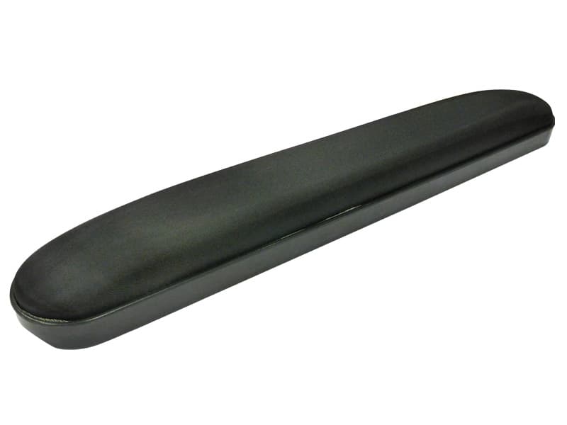 Armpad, Full Length, 368 x 57mm, Nylon, Black, Padded, with 253mm Hole Centres, Pair, Ansa