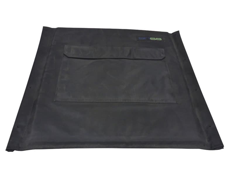 Backrest Upholstery, 460mm (18in.), Nylon, Black, Ansa, to suit Ansa Echo Ward Manual Wheelchair