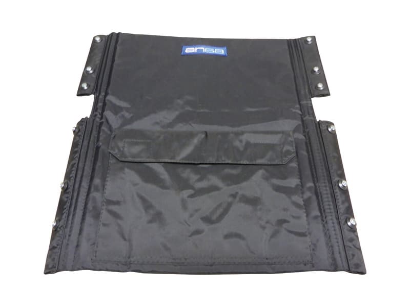 Backrest Upholstery, 460mm (18in.), Nylon, Black, with Pocket, Ansa, to suit Tourer Manual Wheelchair