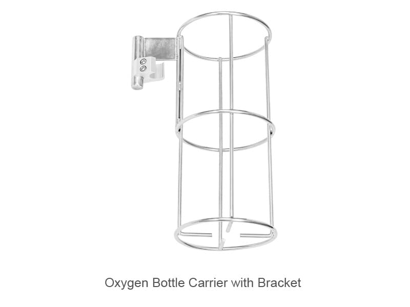 Trolley Accessories, Oxygen Bottle Carrier, to suit Juvo Stainless Steel Trolley
