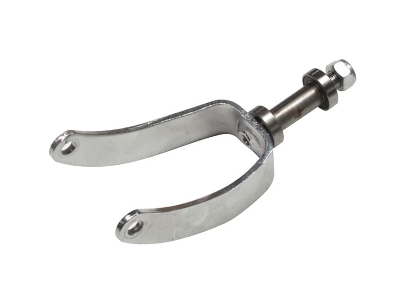 Castor Fork, Front, Steel, Chrome, Ansa, to suit Ansa Extra Care Manual Wheelchair