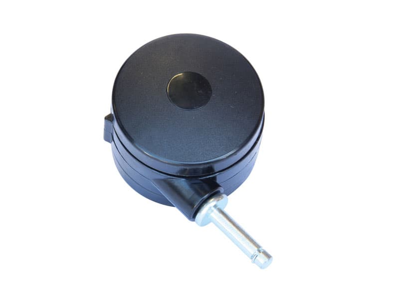 Castor, Ansa, Plastic, Twin Wheel, 70mm (2 3/4in.), Black, Ansa, to suit Traywalker