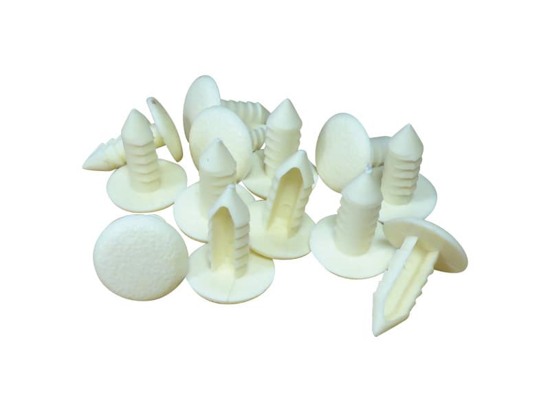 Upholstery Clip, Canoe Clip, Plastic, Cream, Pack 30, Para Mobility, to suit Platypus Pool / Wet Area Wheelchair