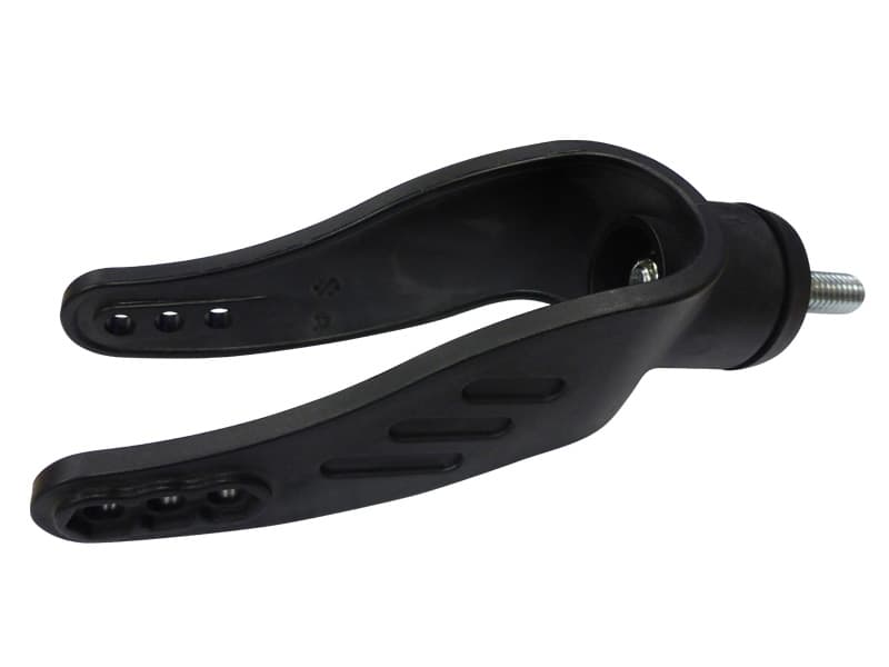 Castor Fork, Front, Plastic, Black, Ansa, to suit Ansa Grande Cruiser Seat Walker
