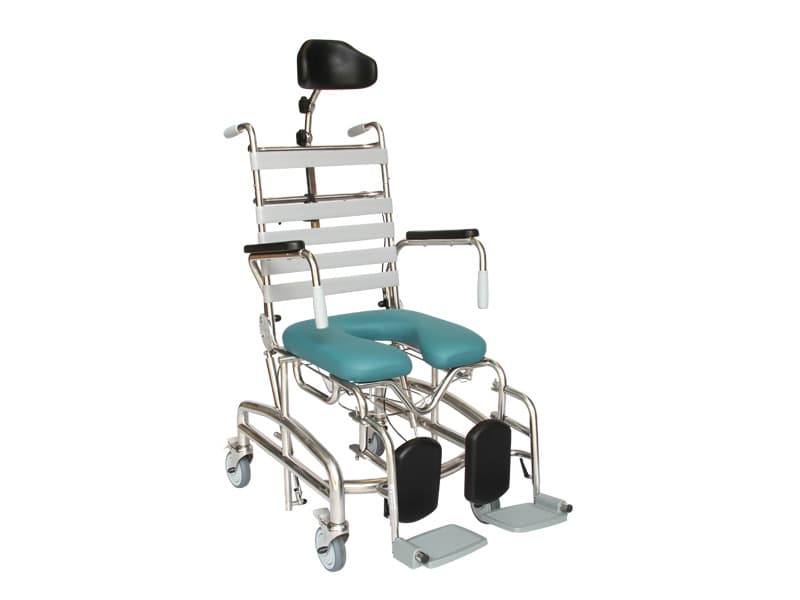 Shower Commode, Tilt in Space, Swing Away Footplate, 460mm, Height Adjustable, Juvo