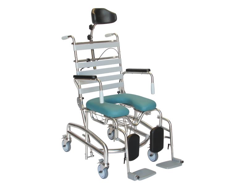 Shower Commode, Tilt in Space, Swing Away Footplate, 510mm, Height Adjustable, Juvo, Xtra Care