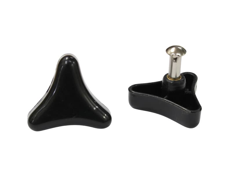Handwheel, Plastic, Black, Ansa, to suit Tilt Top Over Bed / Chair Table