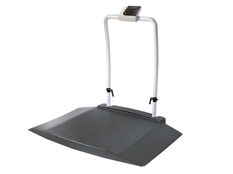 Scales, Wheelchair, with Handrail & Two Ramps