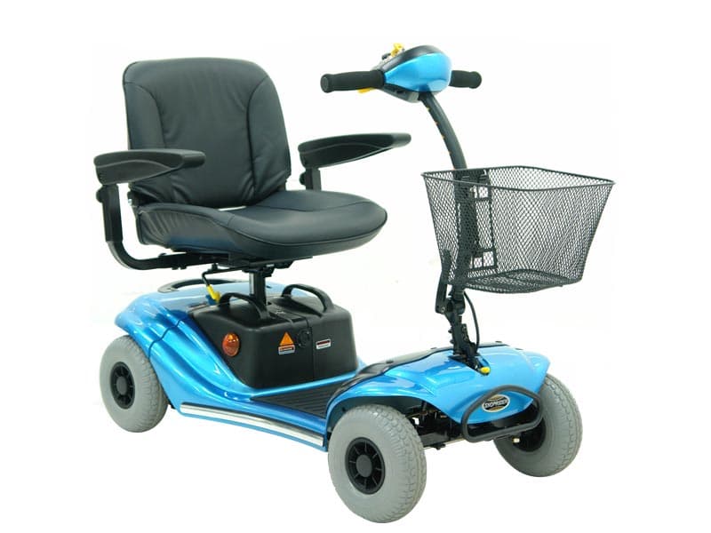 Powered Scooter, Shoprider Little Ripper GK9, Portable, with 18 a/h Batteries, Blue
