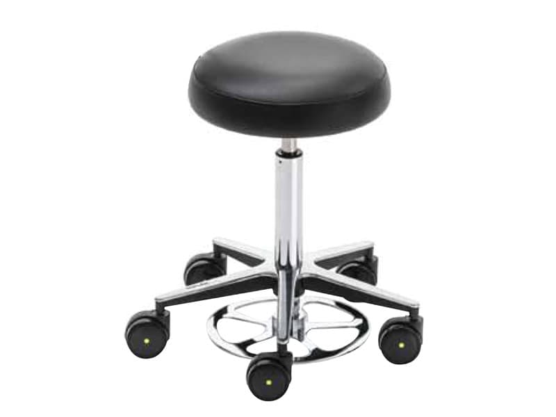 Surgeons Stool, Pneumatic, Flat Seat, Novak
