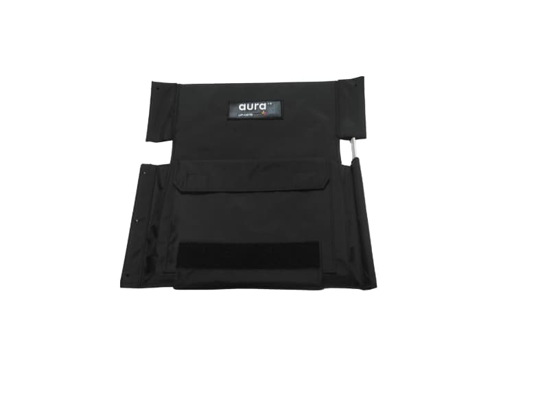 Backrest Upholstery, 410mm (16in.), Nylon, Black, Unicare, to suit Aura Wheelchair