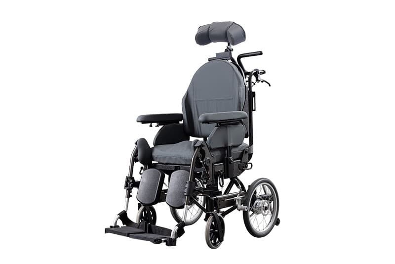 Wheelchair, Relax, Transit, Tilt & Recline, with Drum Brake, 510mm