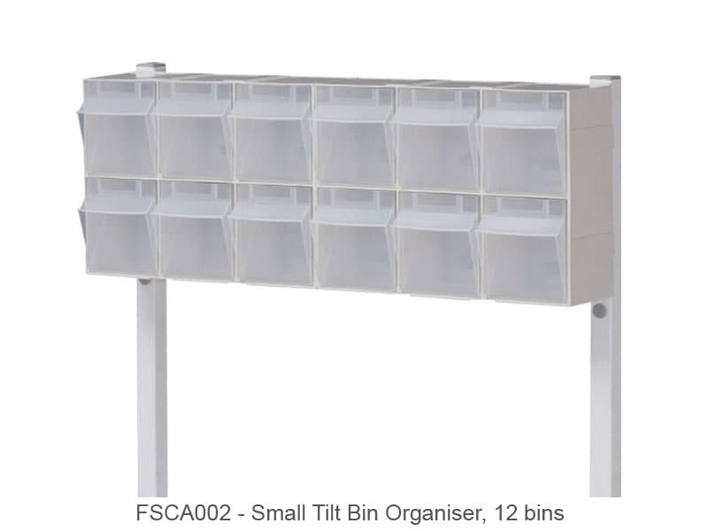 Cart Accessories, Tilt Bin Organiser, Small, to suit Unicart