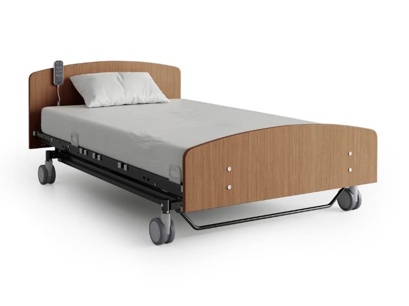 Nursing Bed Complete, Single, Timber Prime Oak, Xcel 3