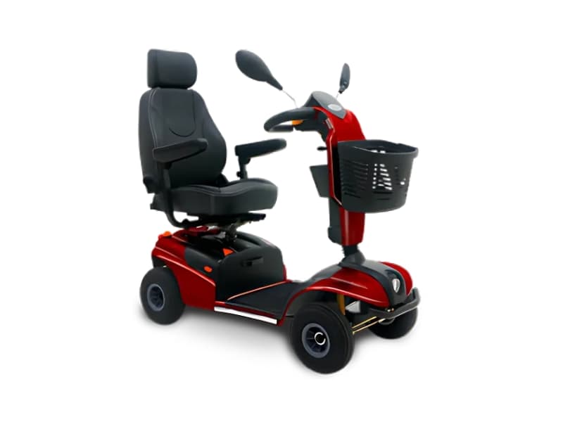Powered Scooter, Shoprider Explorer 888SE, 4 Wheel, with 50a/h Batteries, Red