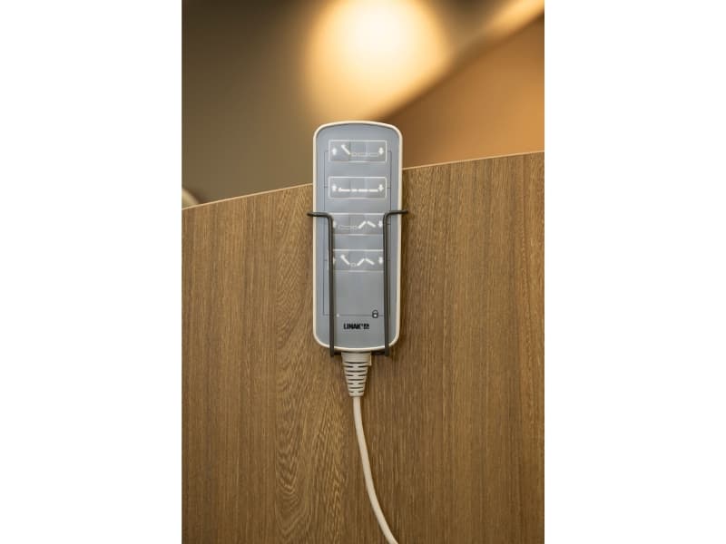 Handset Holder, Universal, Grey, with Mounting Hardware, Unicare
