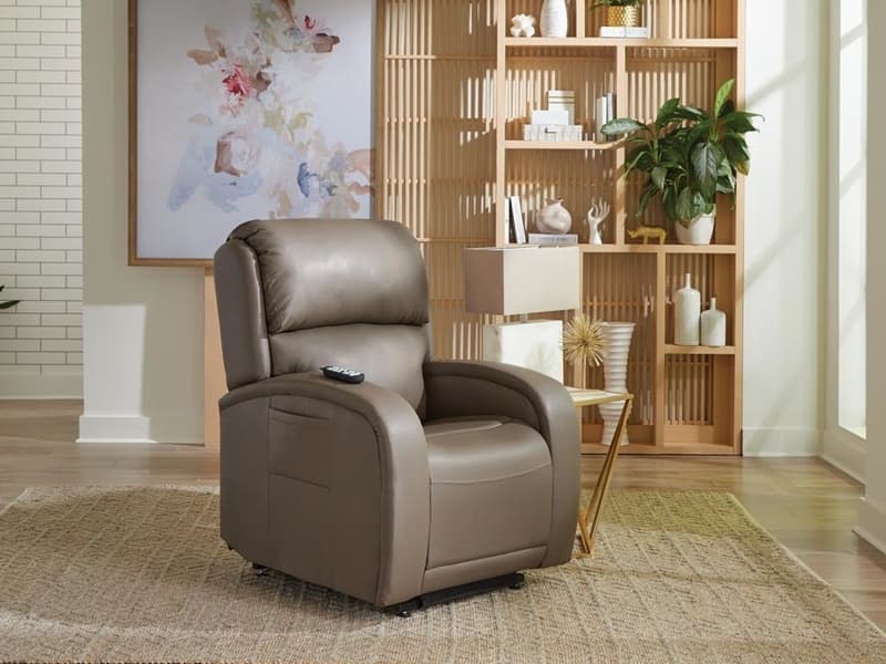 Lift & Recline Chair, 5 Motor, Brisa Coffee Bean, EZ Sleeper with Twilight