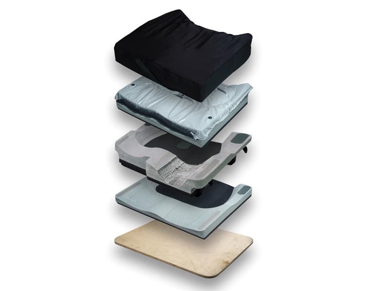 Cushion, Jay J2 Deep Contour, 430 x 380 x 100mm (17 x 15 x 4in.),