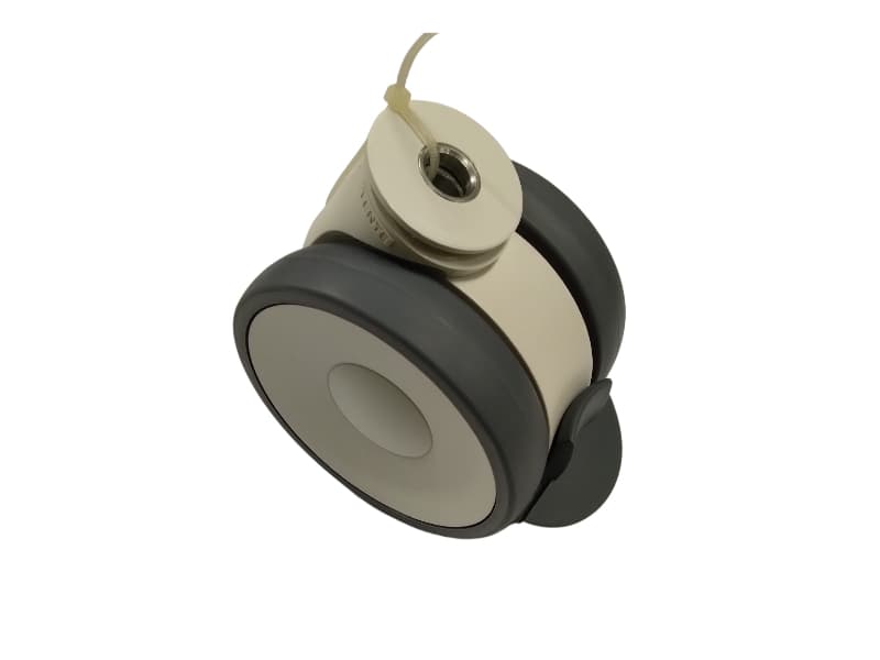 Castor, Rear, 100mm, Twin Braking, Tente, to suit Aspire A150F/A205/200/200S Hoist