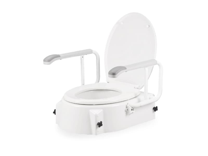 Raised Toilet Seat, with Arms