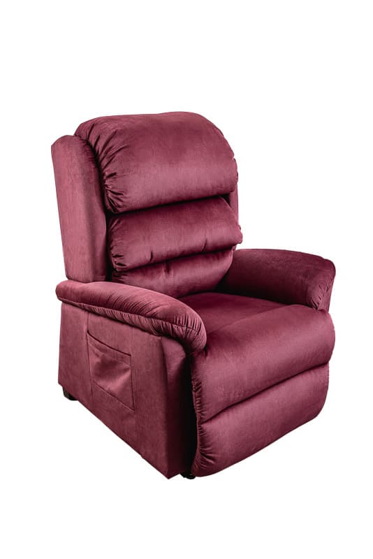 Lift & Recline Chair, 2 Motor, Burgundy, Relaxer