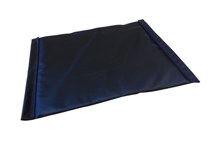 Seat Upholstery, Basix, Nylon, with Mounting Rails, Seat Width 43cm