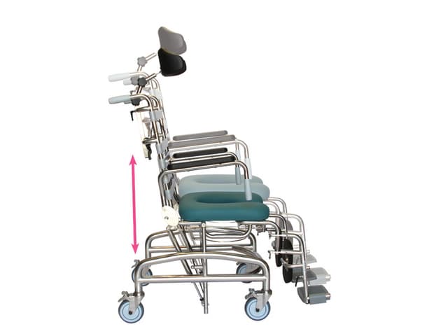 Nuvo Commode Juvo Shower Commode | Height Adjustable | 410mm Seat